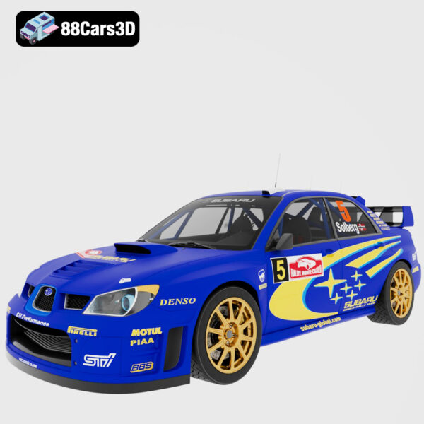 Subaru Impreza STI WRC 2006 3D Model World Rally Car