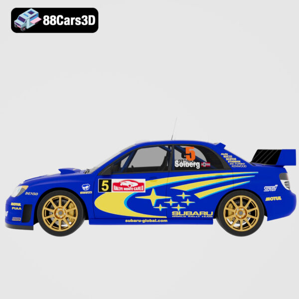 Subaru Impreza STI WRC 2006 3D Model World Rally Car