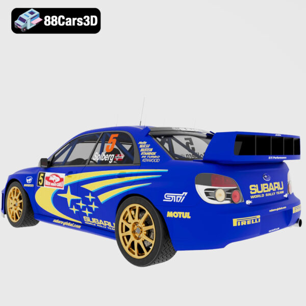 Subaru Impreza STI WRC 2006 3D Model World Rally Car