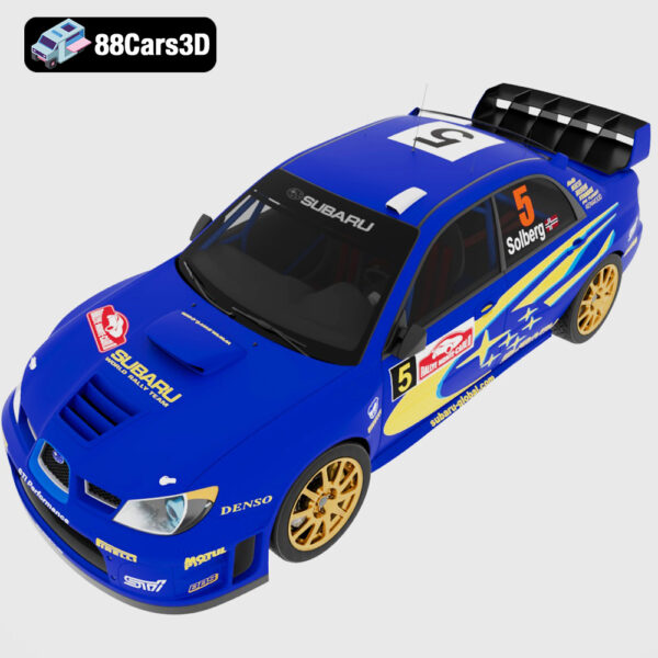 Subaru Impreza STI WRC 2006 3D Model World Rally Car