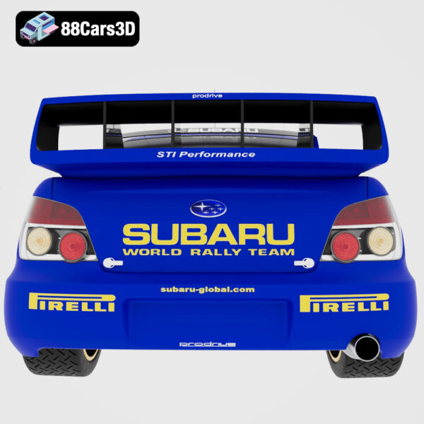 Subaru Impreza STI WRC 2006 3D Model World Rally Car