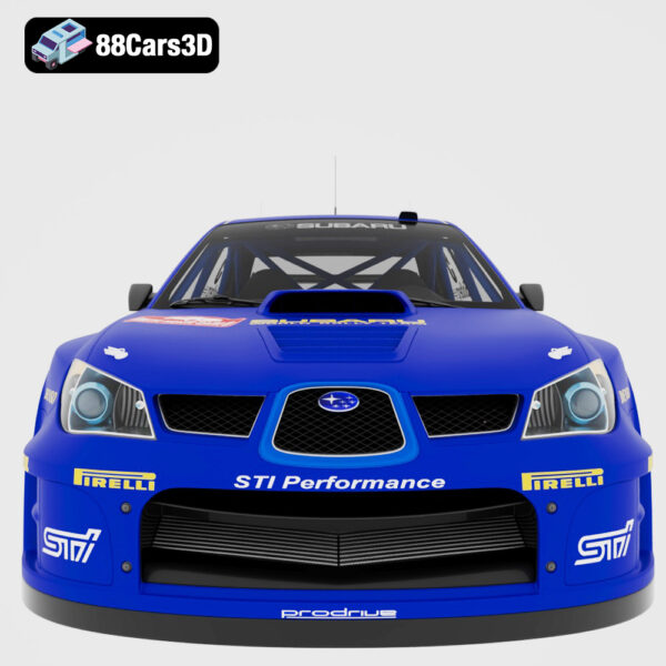Subaru Impreza STI WRC 2006 3D Model World Rally Car
