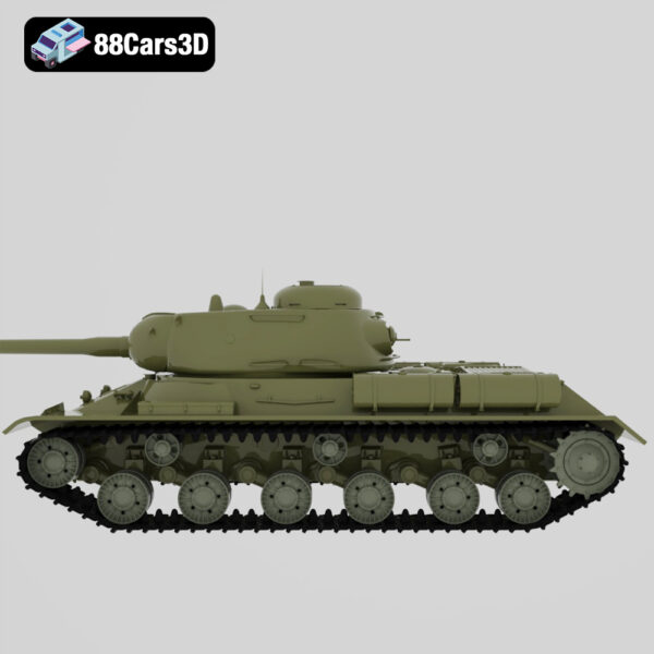 Tekhnika-2-777-002 IS 3 Iosif Stalin 3 Heavy Tank 3D Model Late War Soviet Armor