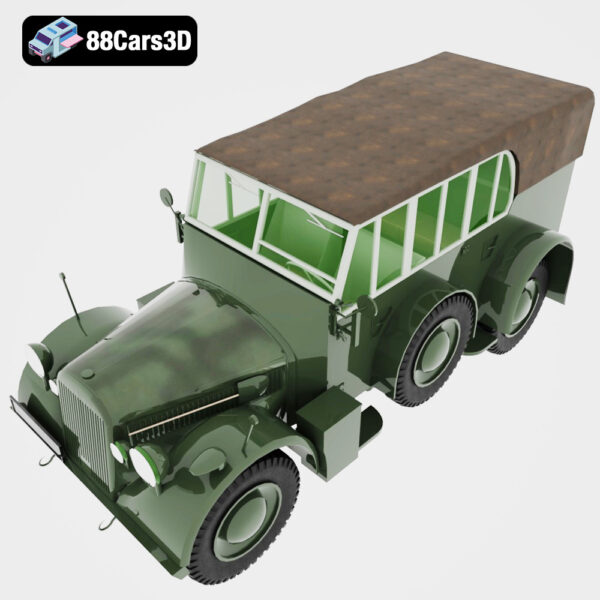 Tekhnika-nemetskii-horch-77-279-004 German Horch 77 Kfz 11 3D Model WWII Off Road Staff Car