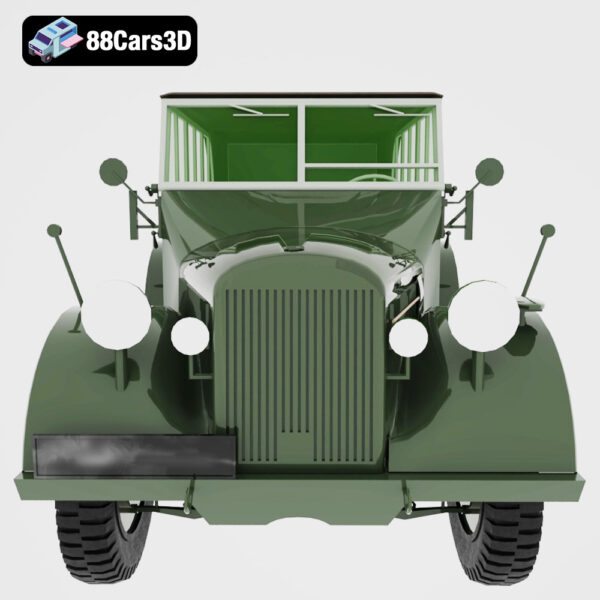 Tekhnika-nemetskii-horch-77-279-006 German Horch 77 Kfz 11 3D Model WWII Off Road Staff Car