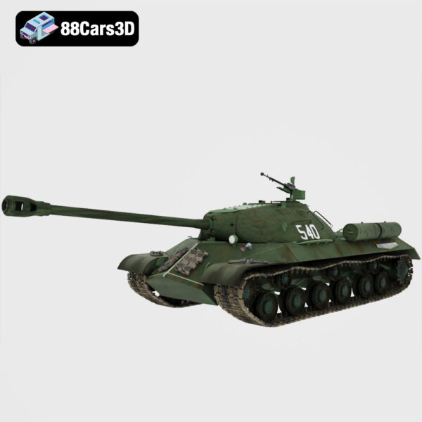 Soviet IS 3 Heavy Tank 3D Model Pike Nose Armor Icon