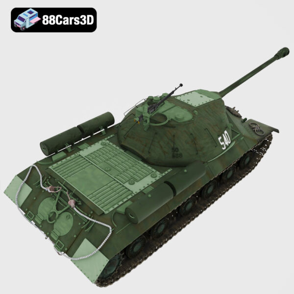 Tekhnika-stalin-js-3-293-815-005 Soviet IS 3 Heavy Tank 3D Model Pike Nose Armor Icon