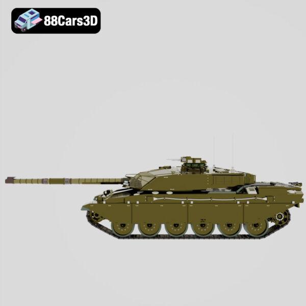 Tekhnika-tank-challenger-167-714-002 Challenger Main Battle Tank 3D Model Modern British Armor