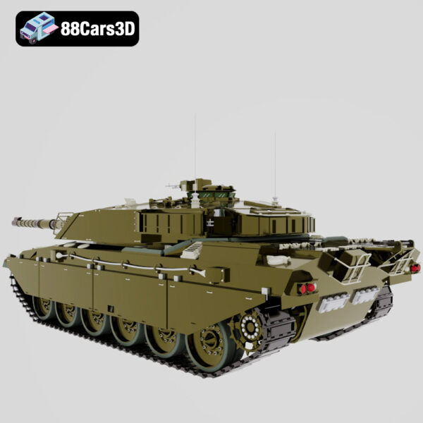 Tekhnika-tank-challenger-167-714-003 Challenger Main Battle Tank 3D Model Modern British Armor