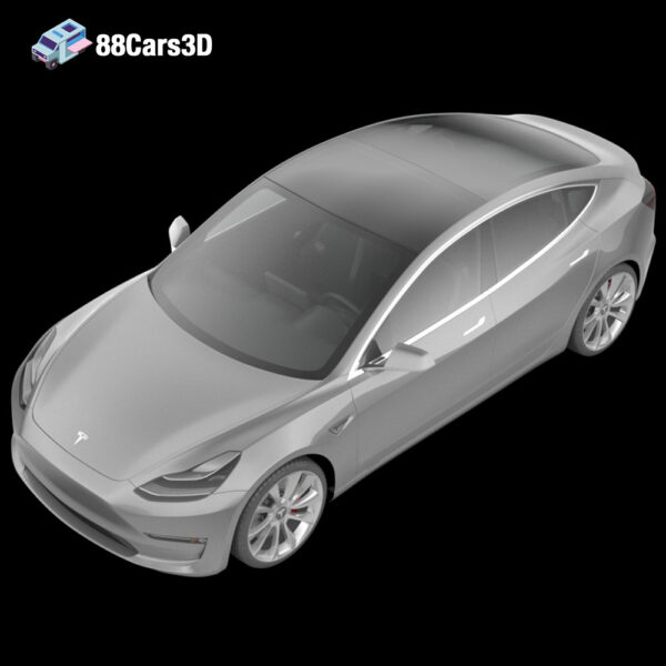 Tesla_Model_3_2018-005 Tesla Model 3 2018 3D Model Electric Sport Sedan