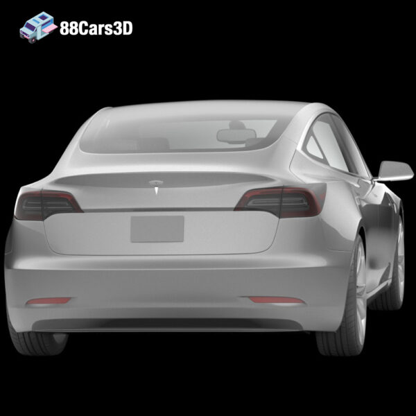 Tesla_Model_3_2018-007 Tesla Model 3 2018 3D Model Electric Sport Sedan