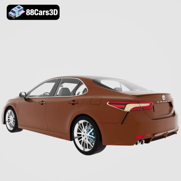 Toyota Camry_SE_2018-003 Toyota Camry SE 2018 3D Model Sporty Midsize Sedan