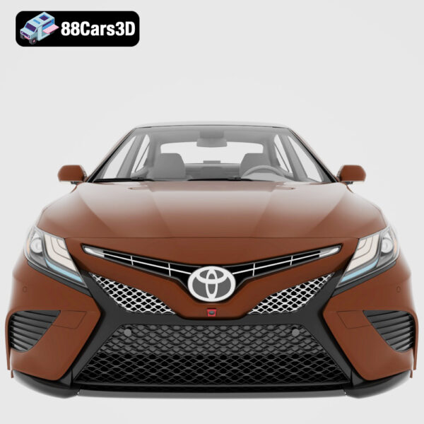 Toyota Camry_SE_2018-007 Toyota Camry SE 2018 3D Model Sporty Midsize Sedan