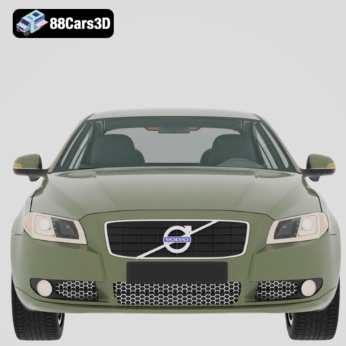 Volvo-S80-2011-007 Volvo S80 2011 3D Model Executive Luxury Sedan