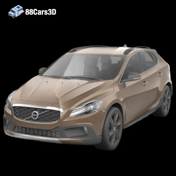 Volvo V40 CrossCountry 2013 3D Model  Compact Luxury Crossover