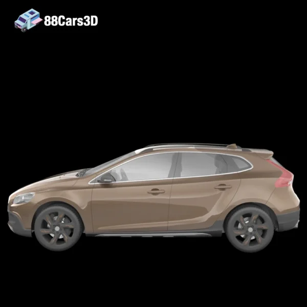 Volvo V40 CrossCountry 2013 3D Model  Compact Luxury Crossover