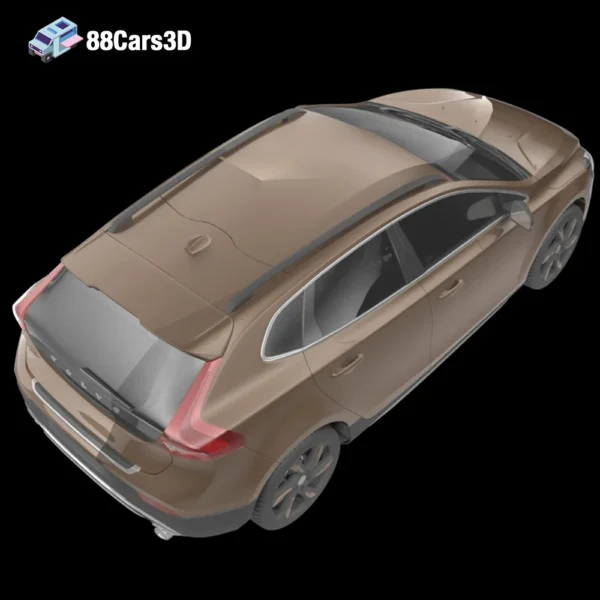 Volvo V40 CrossCountry 2013 3D Model  Compact Luxury Crossover