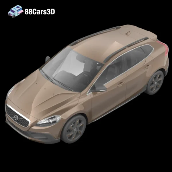 Volvo V40 CrossCountry 2013 3D Model  Compact Luxury Crossover