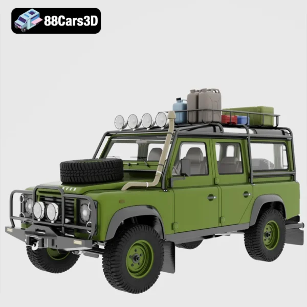 Land Rover Expedition 2012 3D Model  Off Road Adventure SUV