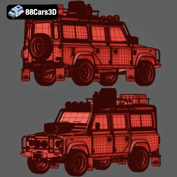 Land Rover Expedition 2012 3D Model  Off Road Adventure SUV