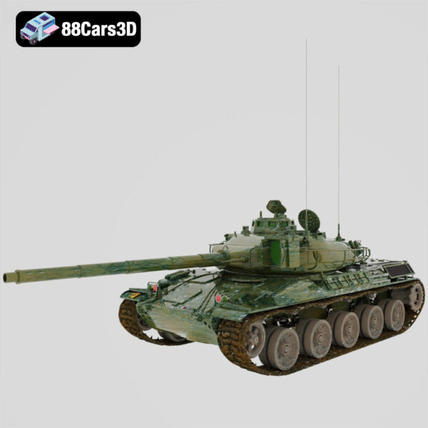 AMX 30 Main Battle Tank 3D Model Cold War French Armor