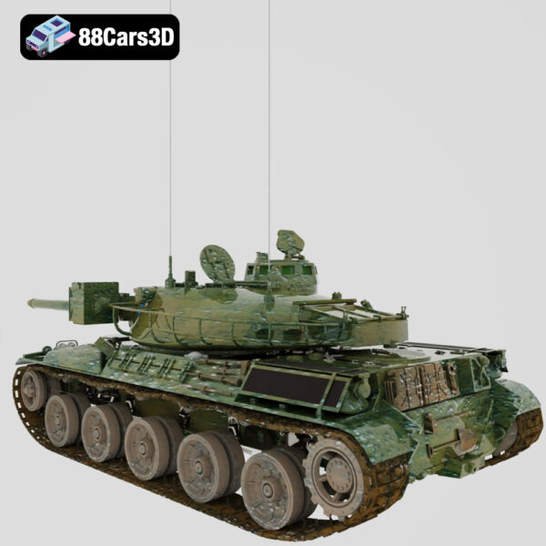 AMX 30 Main Battle Tank 3D Model Cold War French Armor