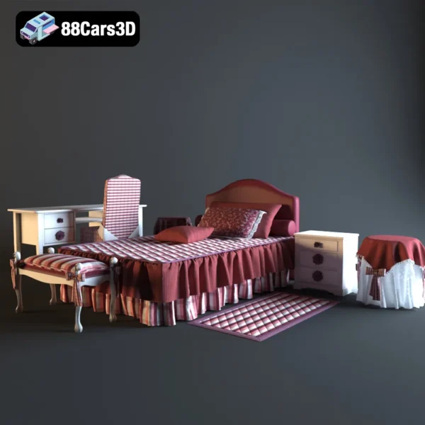 мебель Halley-006 Halley 3D Model Unique Design Object for Rendering