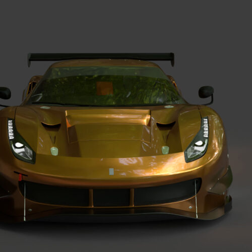 2Ferrari 488 GT3 Evo 3D Model 4Ferrari 488 GT3 Evo 3D Model