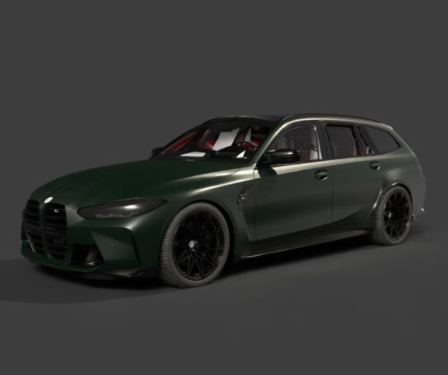 8bmw-m3-competition-tourning-g81 3d model