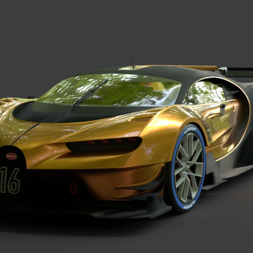 Bugatti Vision Gran Turismo Concept 3D Model