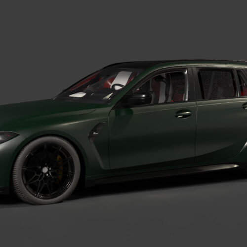 8bmw-m3-competition-tourning-g81 3d model