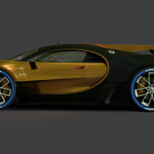 Bugatti Vision Gran Turismo Concept 3D Model