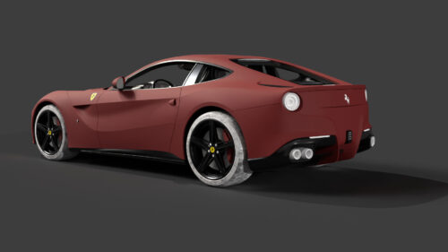 4Ferrari 2017 HD Models Cars 3D Model Ferrari_F12_Berlinetta Models Cars 3D Model