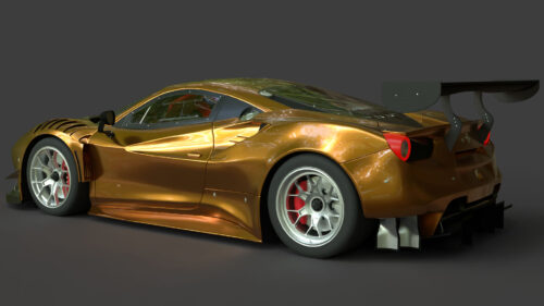 4Ferrari 488 GT3 Evo 3D Model 4Ferrari 488 GT3 Evo 3D Model