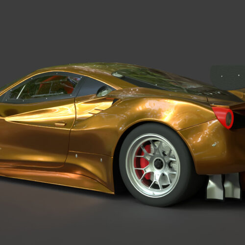 4Ferrari 488 GT3 Evo 3D Model 4Ferrari 488 GT3 Evo 3D Model