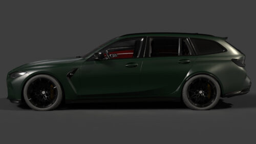 8bmw-m3-competition-tourning-g81 3d model