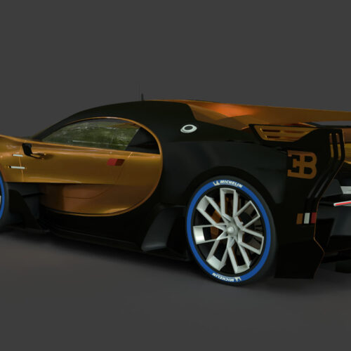 Bugatti Vision Gran Turismo Concept 3D Model