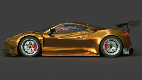 5Ferrari 488 GT3 Evo 3D Model 4Ferrari 488 GT3 Evo 3D Model