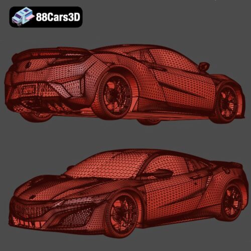 ACURA-009 Acura NSX 3D Model
