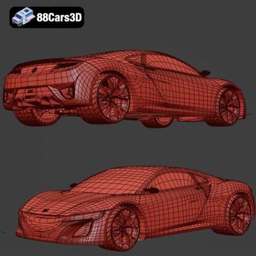 Acura NSX New Generation 3D Model