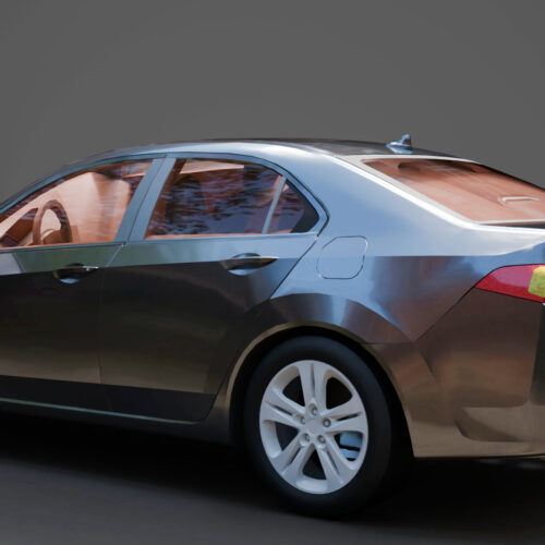 Acura TSX Honda Accord 3D Model