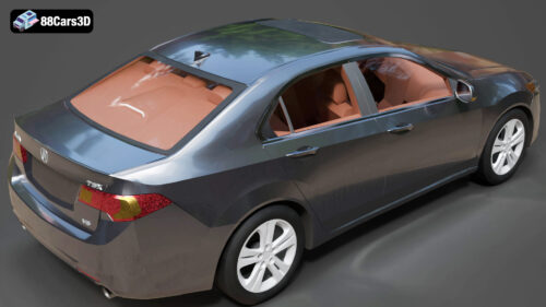 Acura TSX Honda Accord 3D Model