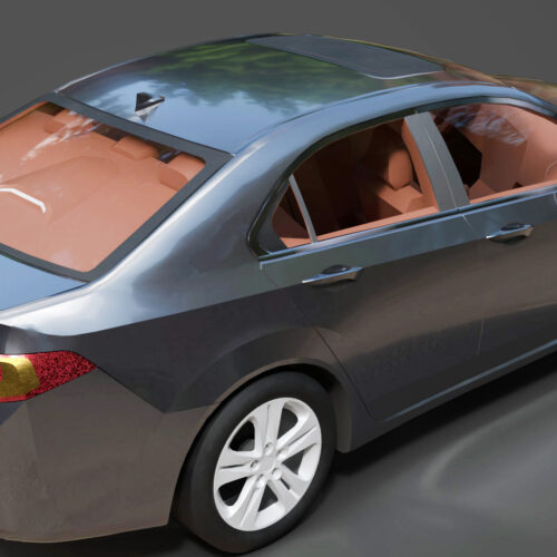 Acura TSX Honda Accord 3D Model