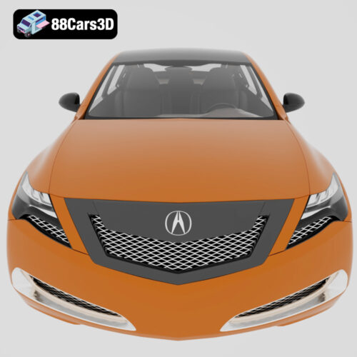 Acura ZDX Concept 2010 3D Model