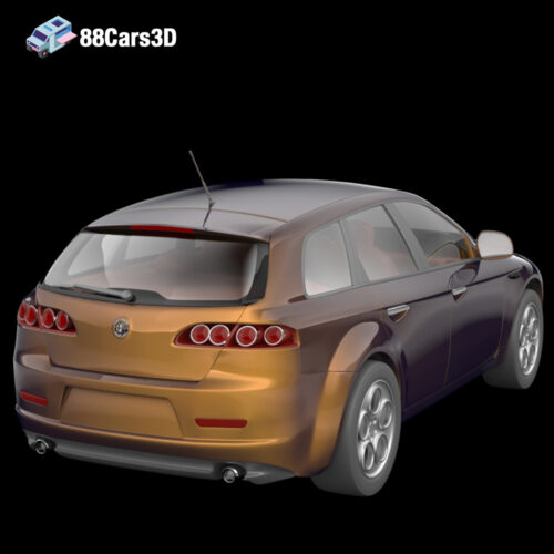 Alfa Romeo-159_002 Alfa Romeo 159 3D Model