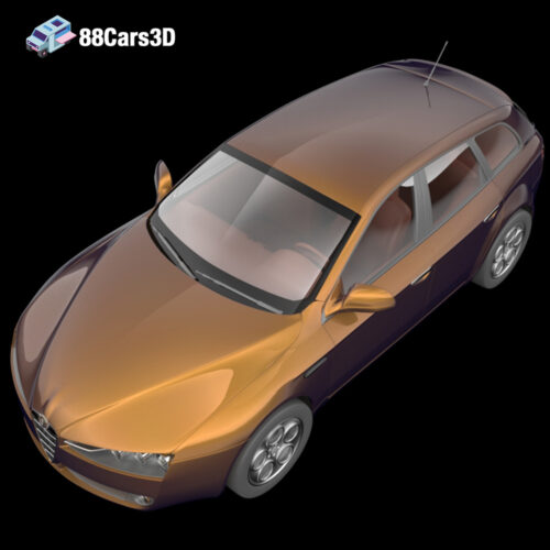 Alfa Romeo-159_004 Alfa Romeo 159 3D Model