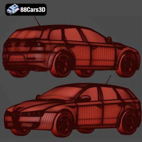 Alfa Romeo-159_008 Alfa Romeo 159 3D Model