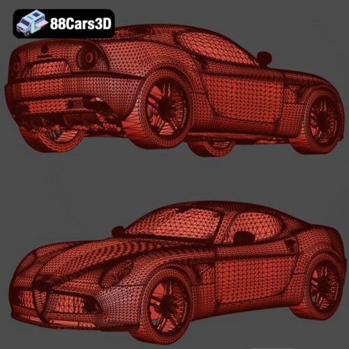 Alfa-Romeo-8C-Competizione-008 Alfa-Romeo-8C-Competizione 3D Model