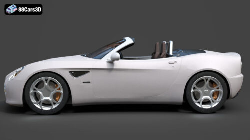 Alfa Romeo 8C Spider 3D Model
