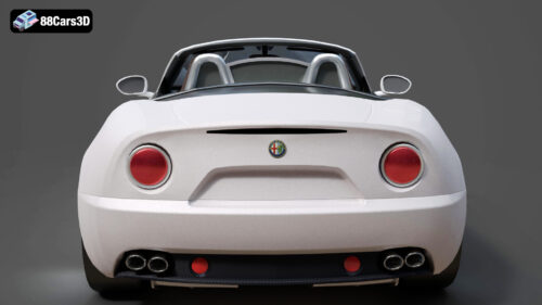Alfa Romeo 8C Spider 3D Model